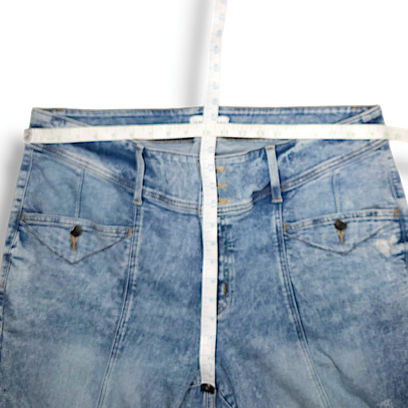 EUC Lane Bryant Flex Magic Waistband High Rise Jegging Sz. 22x29 Acid Wash Blue - Picture 7 of 9